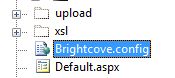 brightcove config file