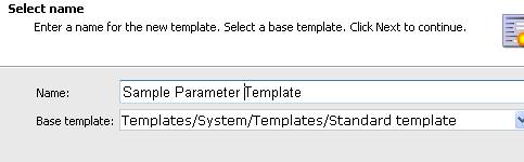 parameter template create