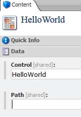 layout control field