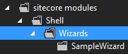 sitecore modules wizards folder